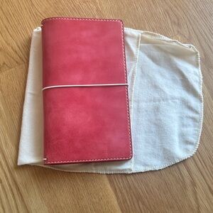 Chic Sparrow Narrow Deluxe Traveler’s Notebook – Sweet Pea Leather – USA Made